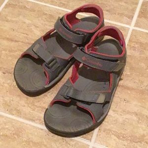 Columbia Velcro sandals ladies size 5